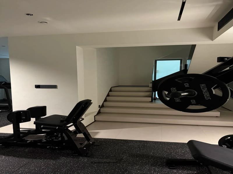 close up of rubber mat shedding black granules